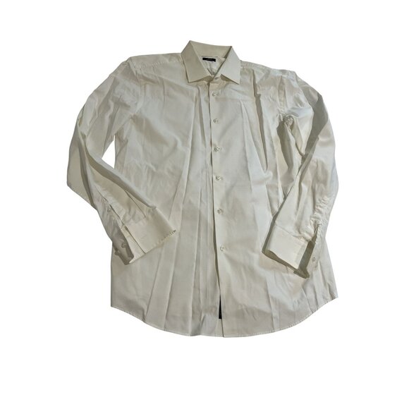 BOSS Hugo Boss Slim Fit Easy Iron Shirt in White - Picture 1 of 3